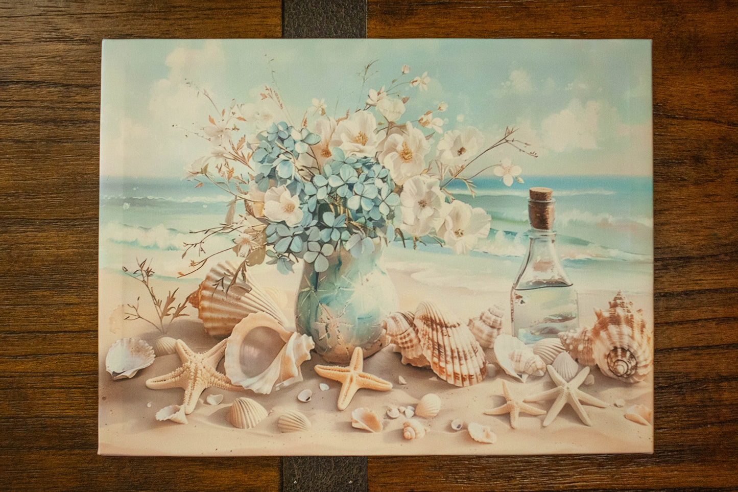Ocean Dreams: Vibrant Coastal Canvas Art (12" x 15.75")