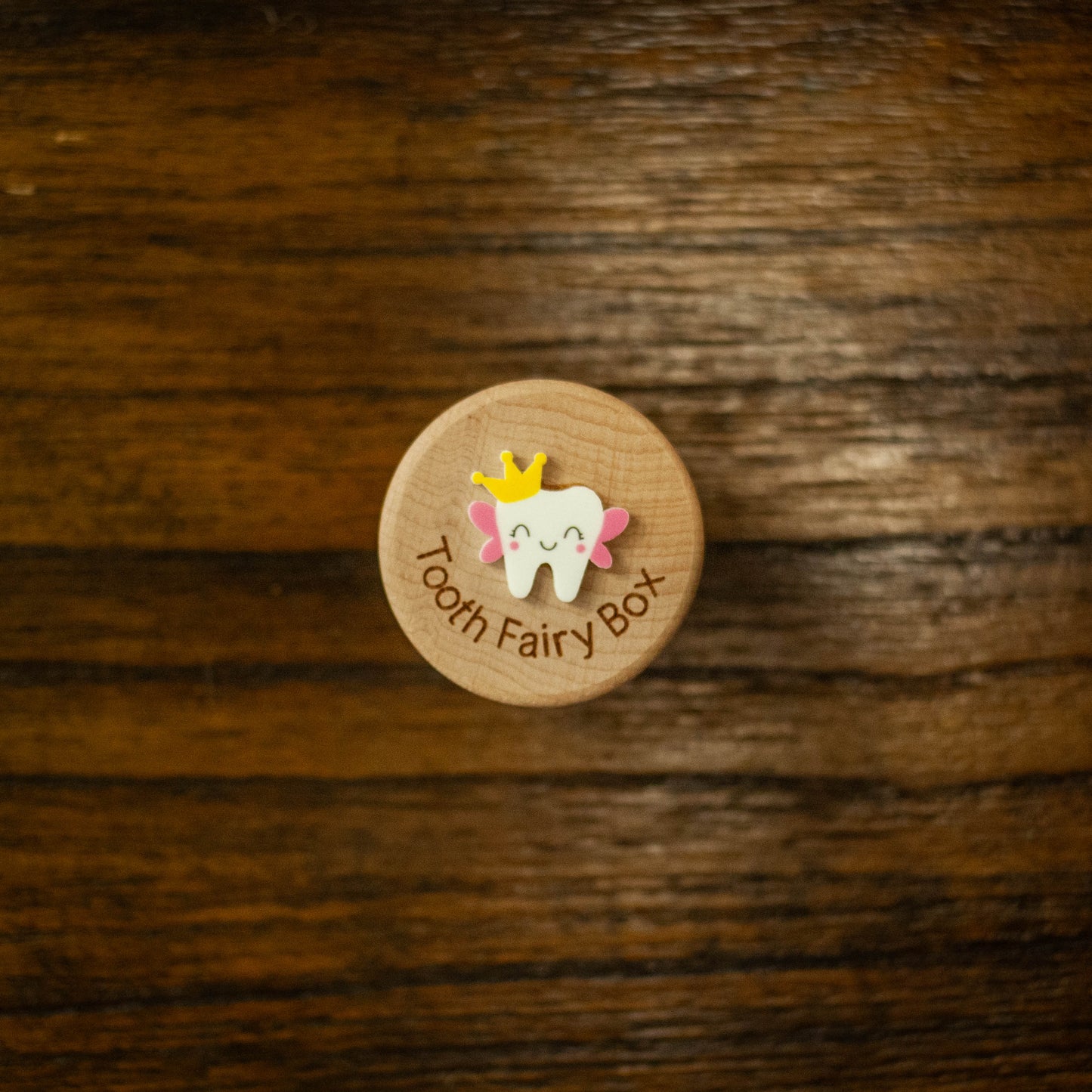 Woodland Wishes: Small Wooden Tooth Fairy Box