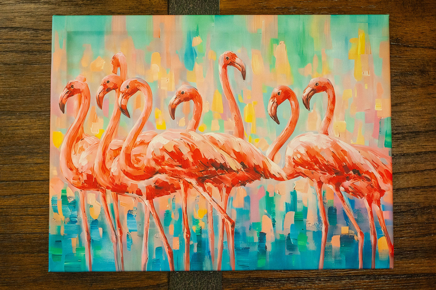 Ocean Dreams: Vibrant Coastal Canvas Art (12" x 15.75")