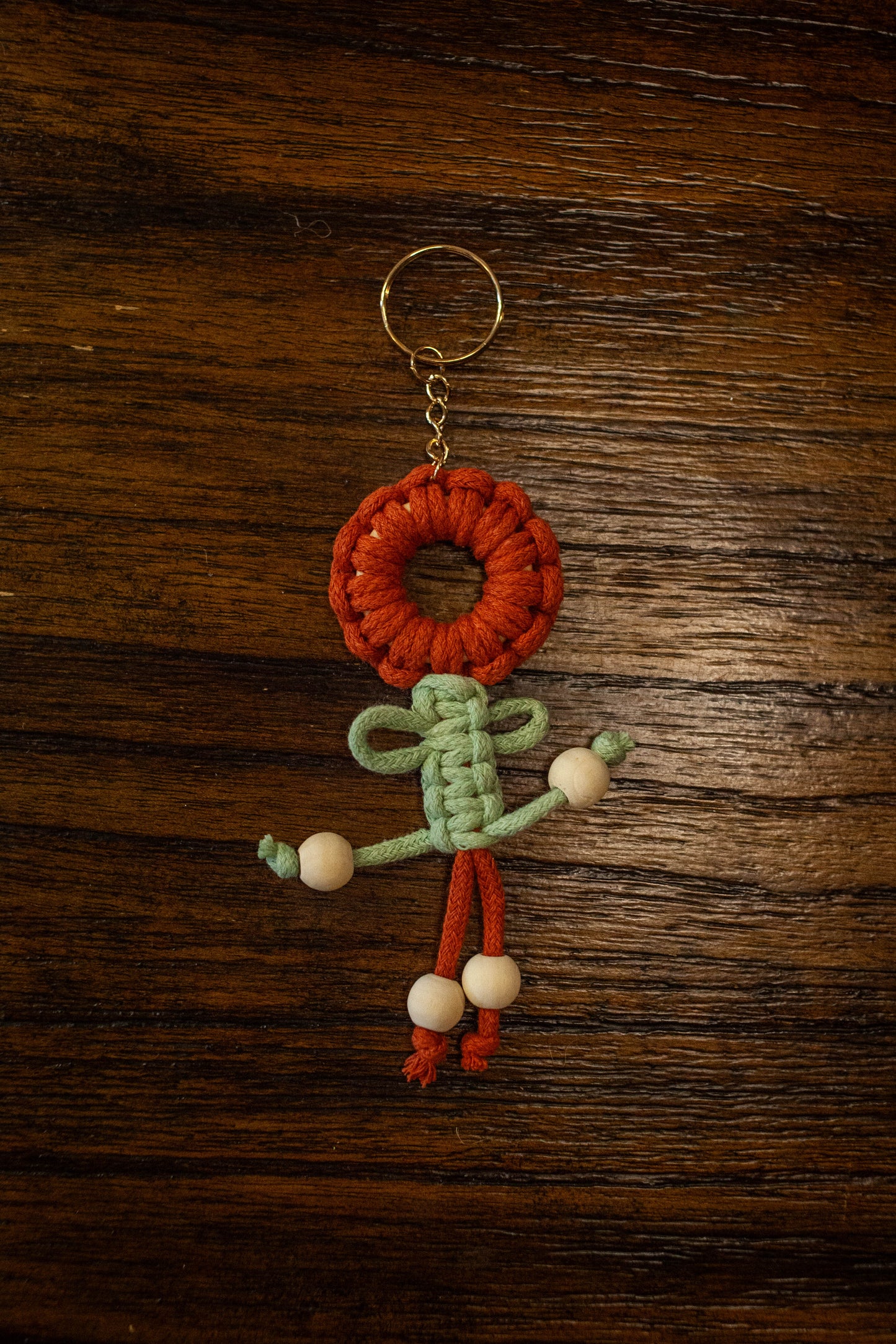 Bloom On-the-Go: Crochet Flower Keychain