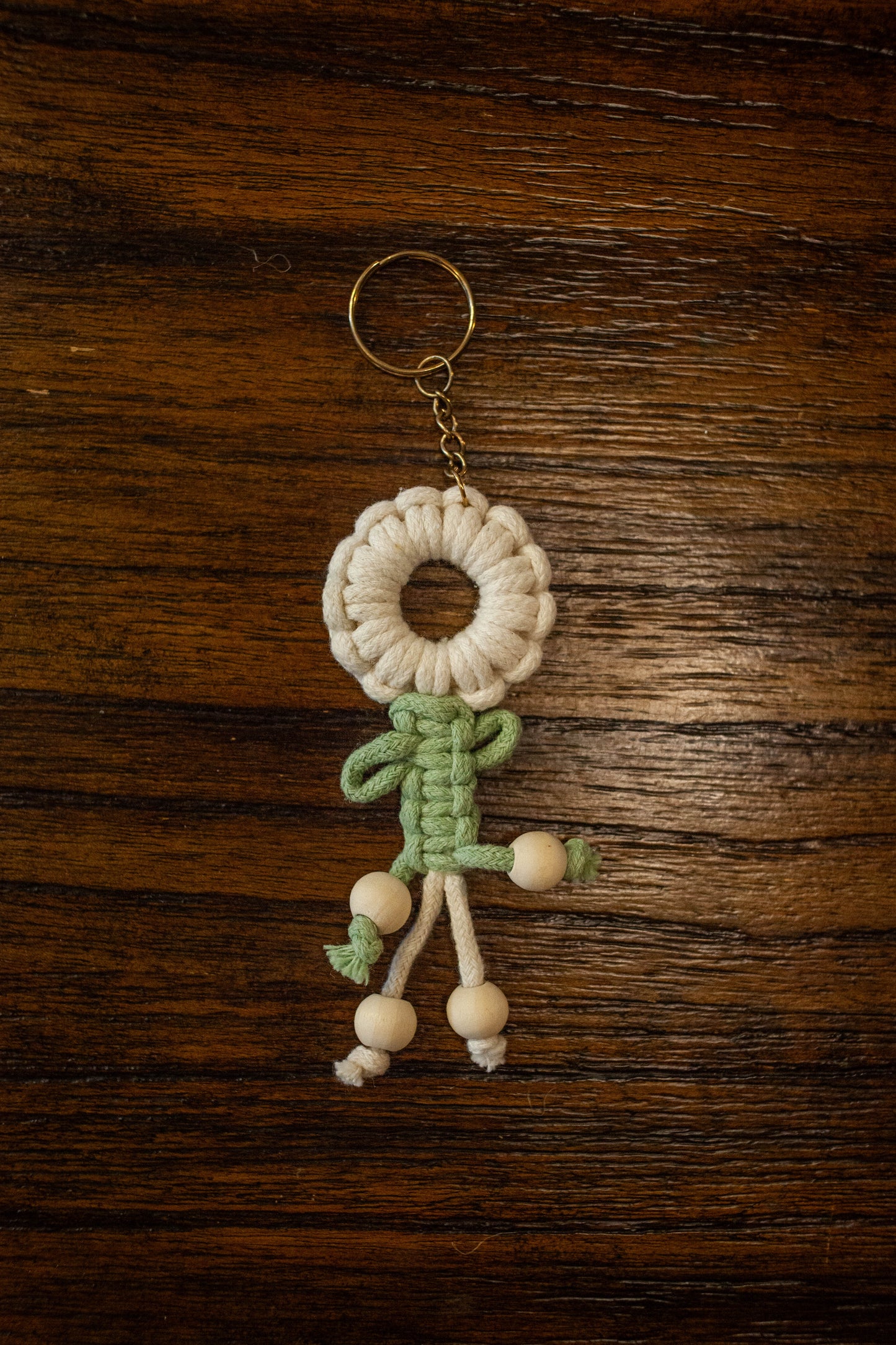 Bloom On-the-Go: Crochet Flower Keychain