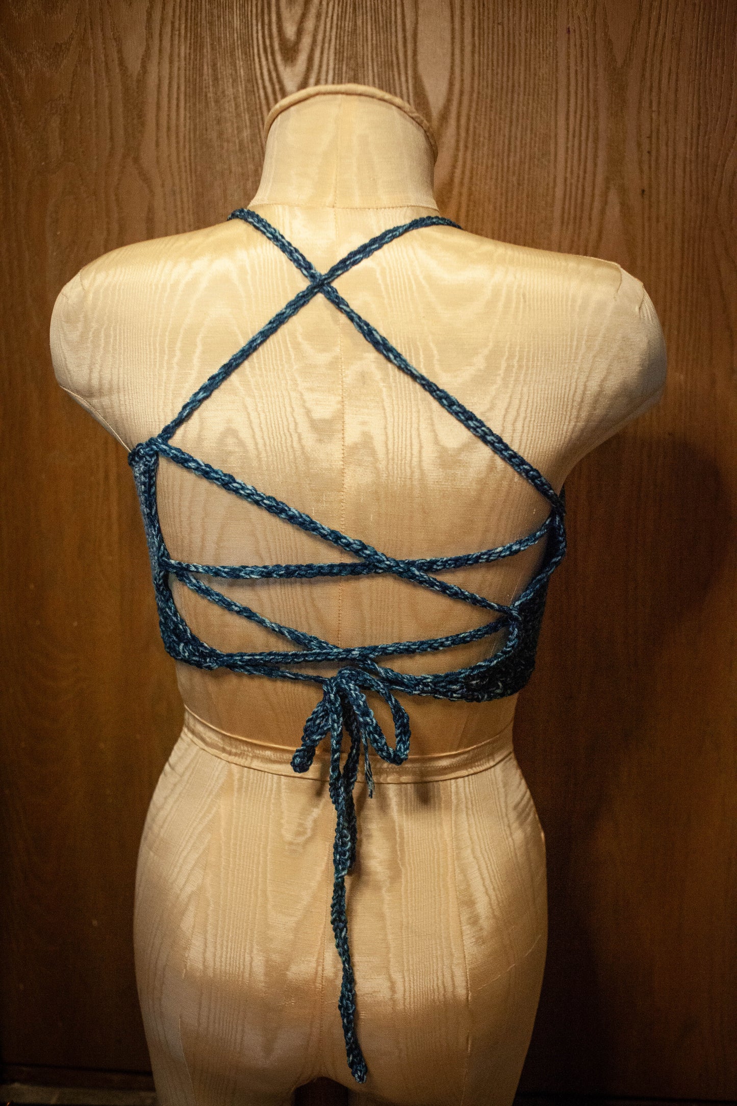 Fade Into Style: Ombre Crochet Crop Top Bralette