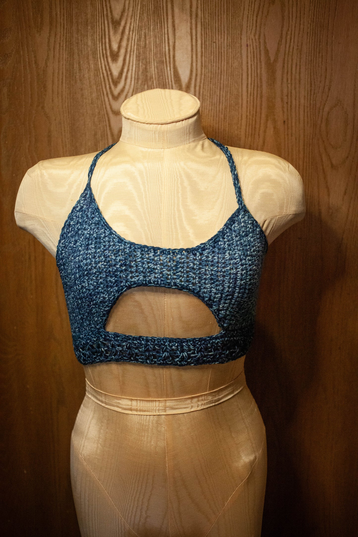 Fade Into Style: Ombre Crochet Crop Top Bralette