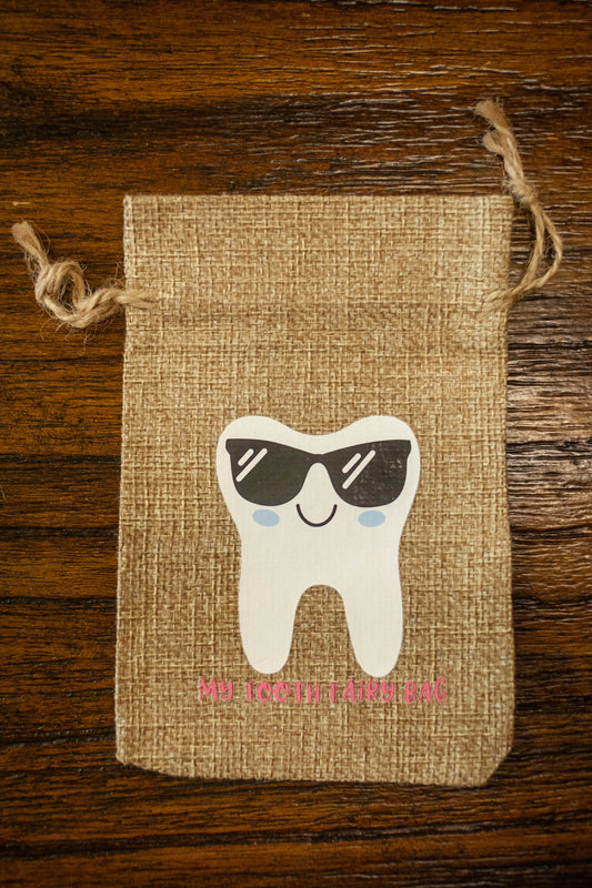 Tiny Treasures: Burlap Tooth Fairy Bag