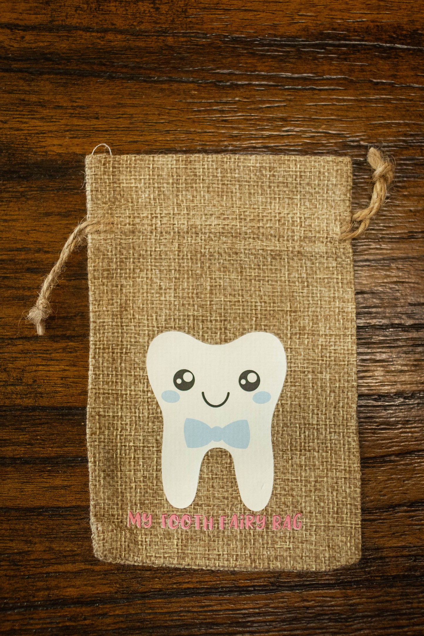 Tiny Treasures: Burlap Tooth Fairy Bag