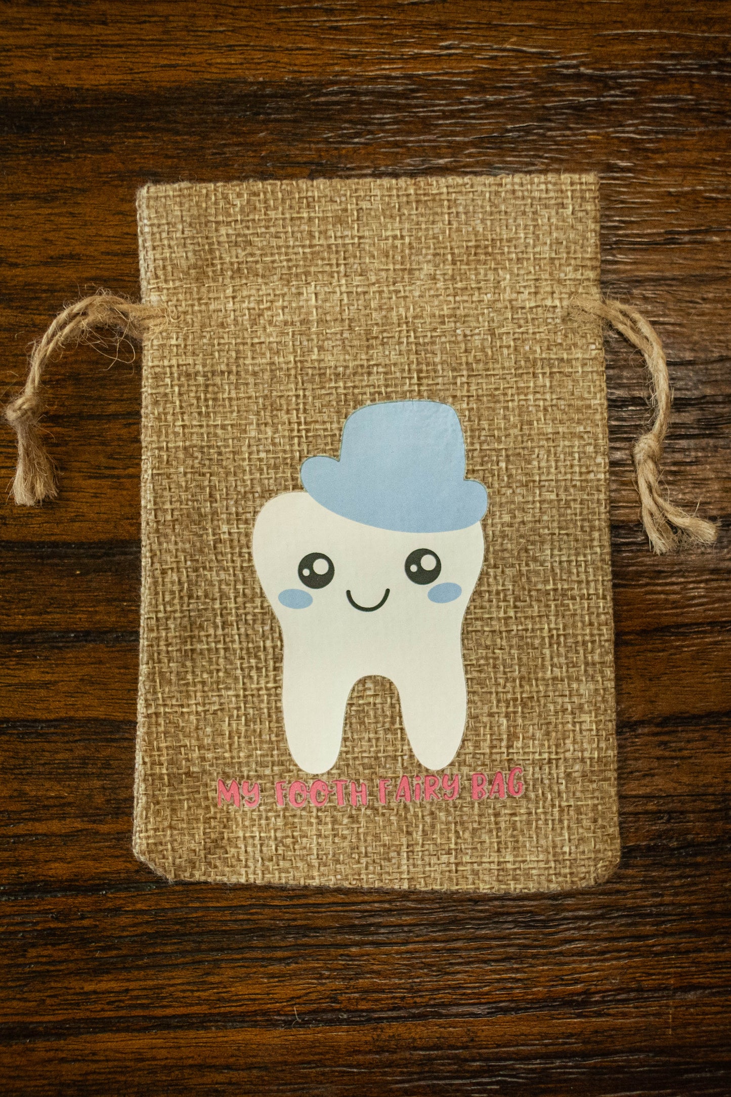 Tiny Treasures: Burlap Tooth Fairy Bag