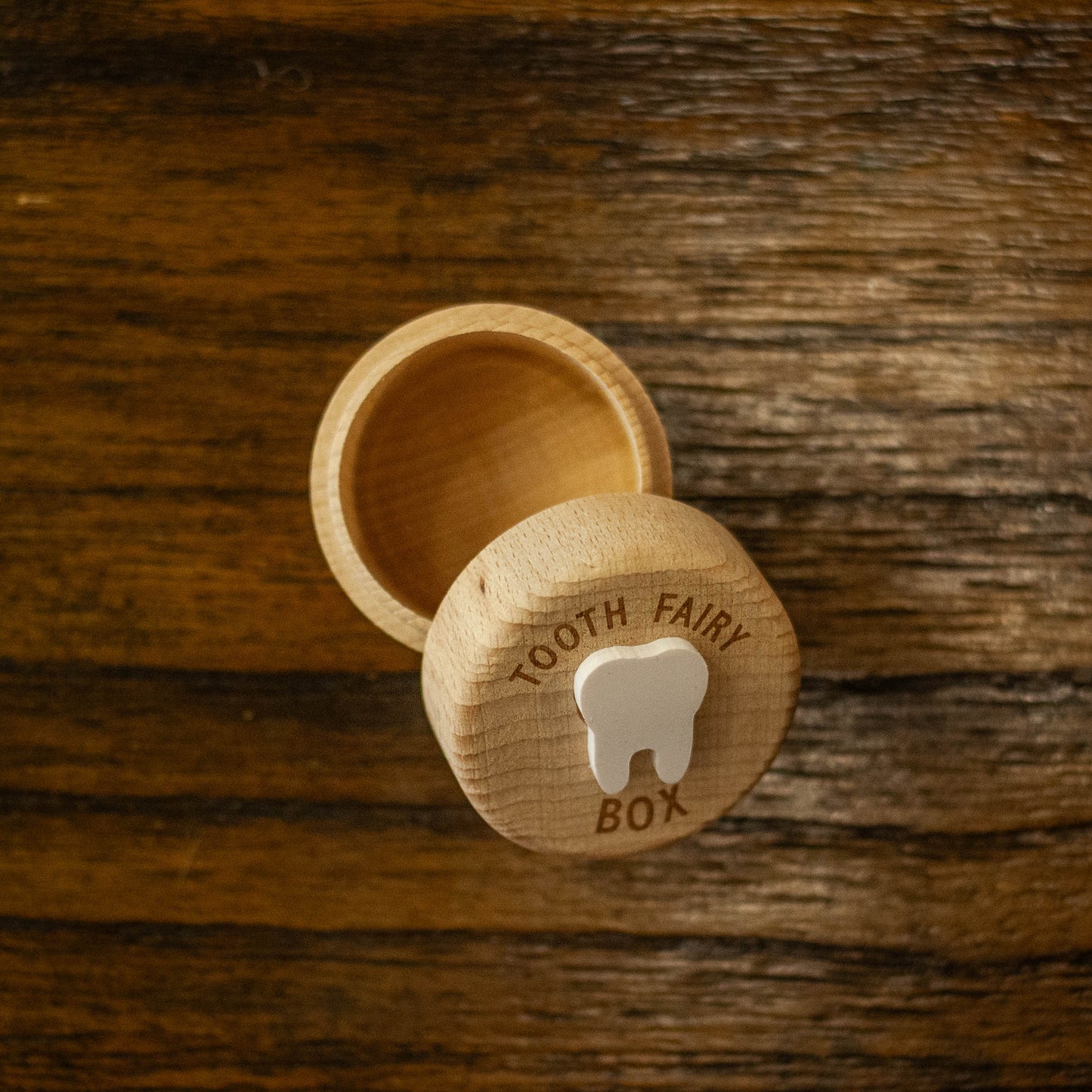 Woodland Wishes: Small Wooden Tooth Fairy Box